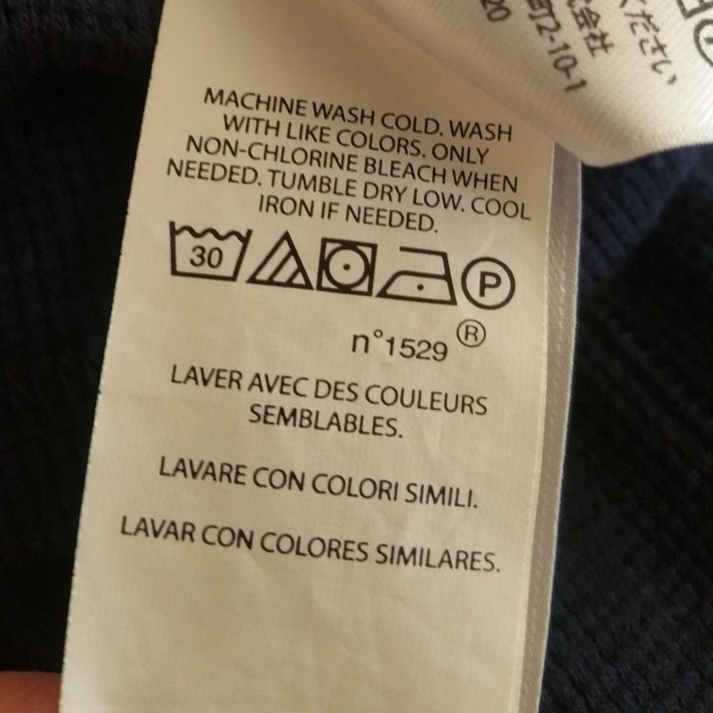 Ralph Lauren Polo Big Boys Waffle Knit LS Tshirt - Picture 6 of 7